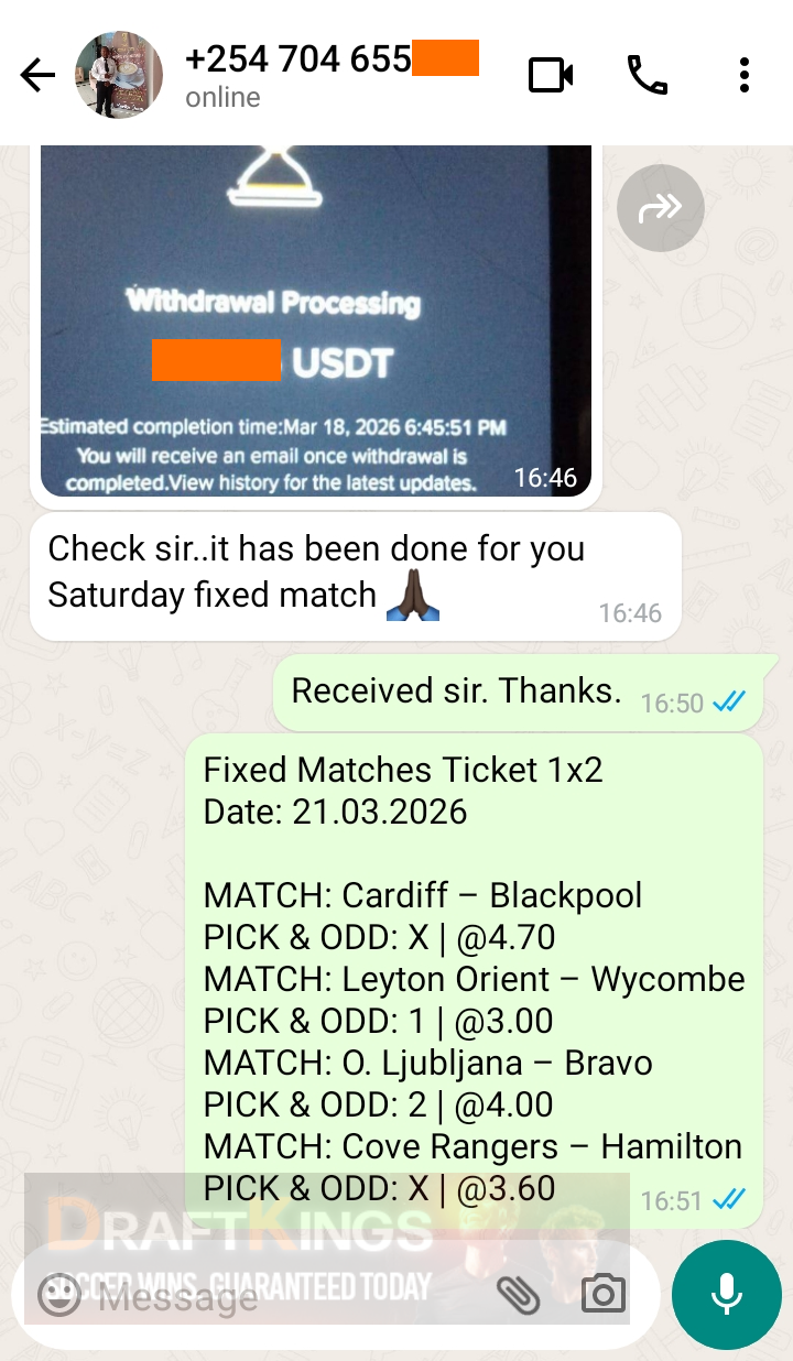 fixed matches ticket 1x2 21.03.2026