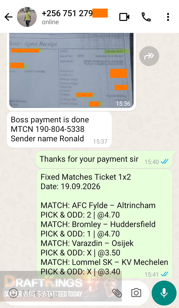 fixed matches ticket 1x2 19.09.2026