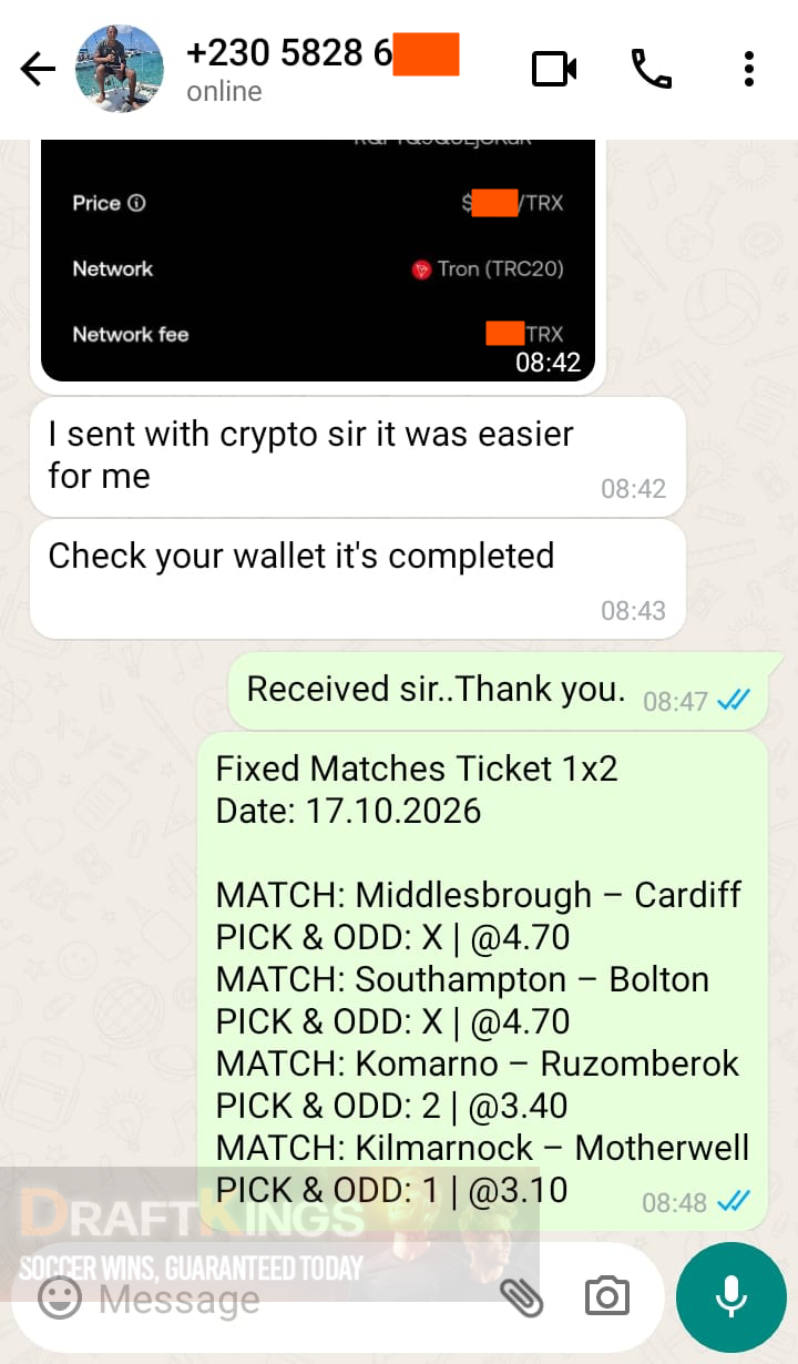 fixed matches ticket 1x2 17.10.2026