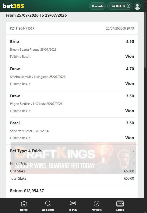 combined fixed matches 25.07.2026