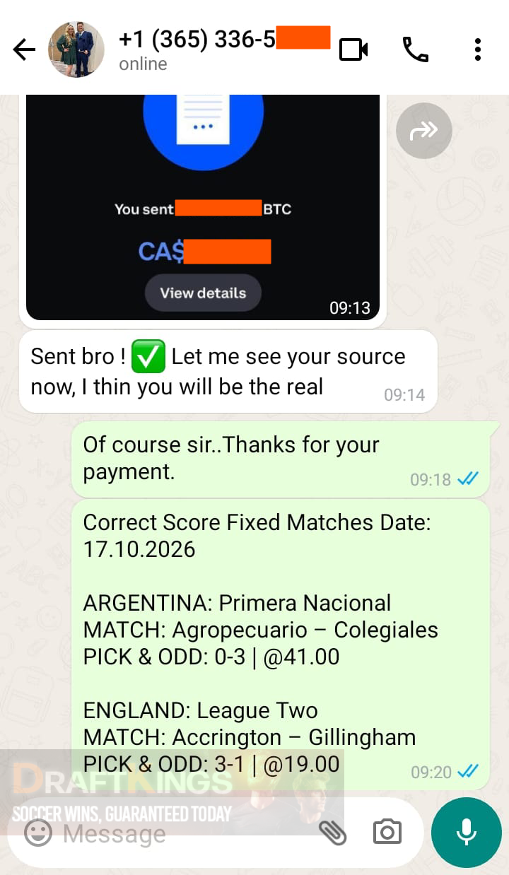 correct score fixed matches 17.10.2026