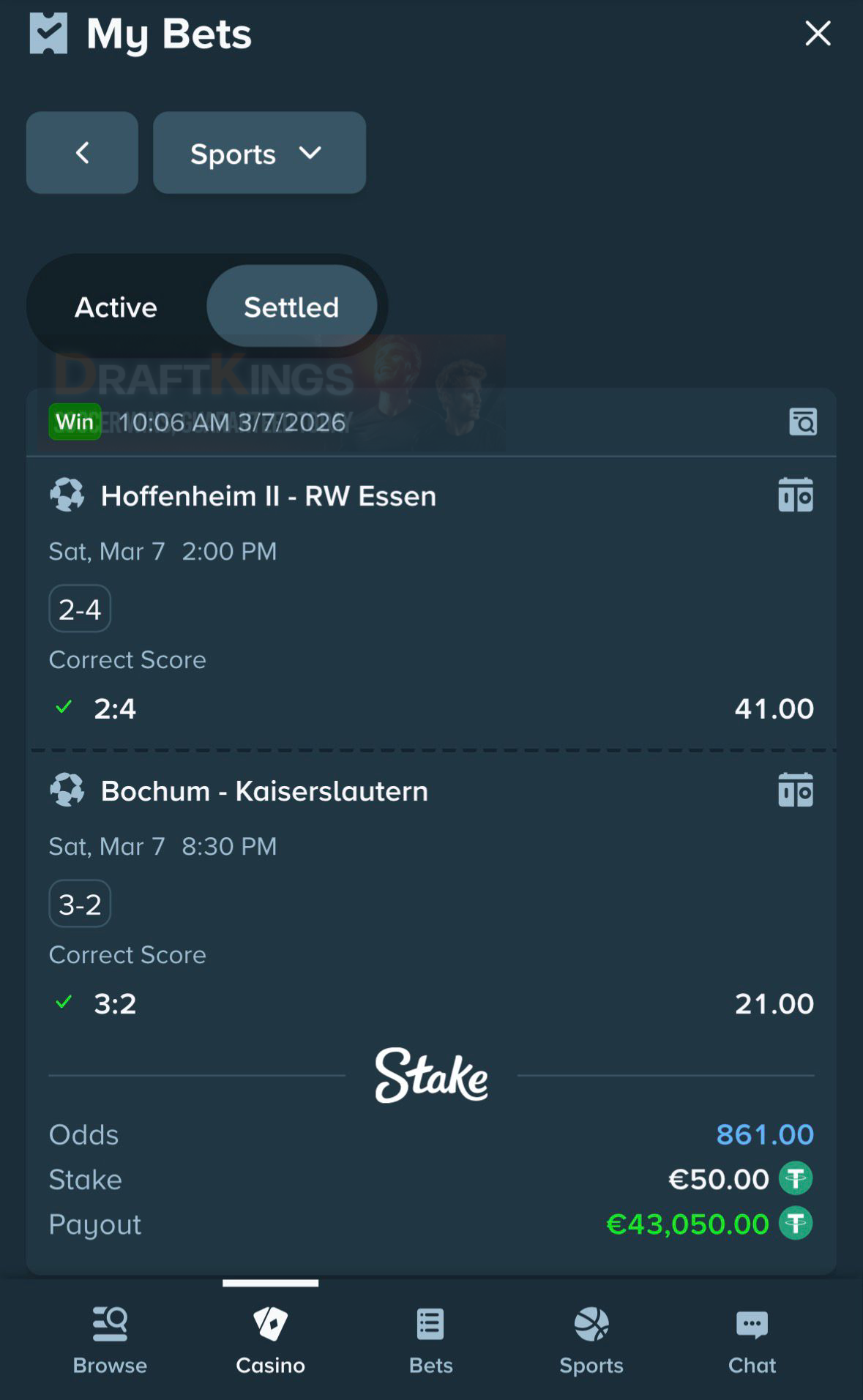 exact score fixed matches 07.03.2026
